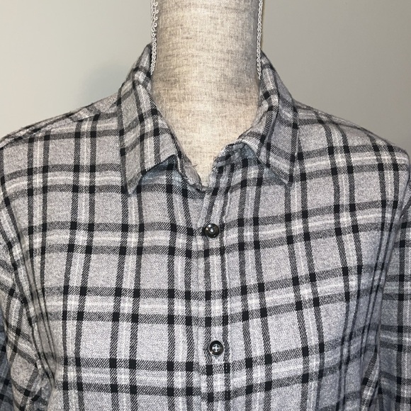 Cloudveil Mens Flannel Plaid Shirt Large Gray Button Up
Long Sleeve - Picture 2 of 6